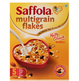 Saffola Multigrain Flakes Nutty Crunch Muesli  Box  225 grams